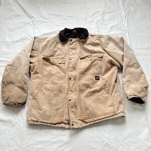 Vintage Red Wing Outfitters work coat mens XL brown duck canvas chore quilted